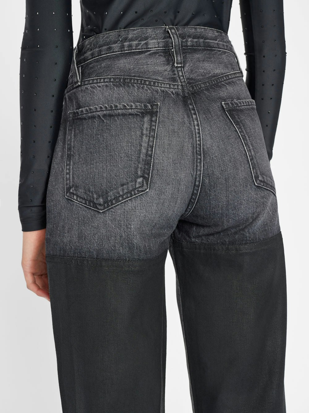 jeans back view